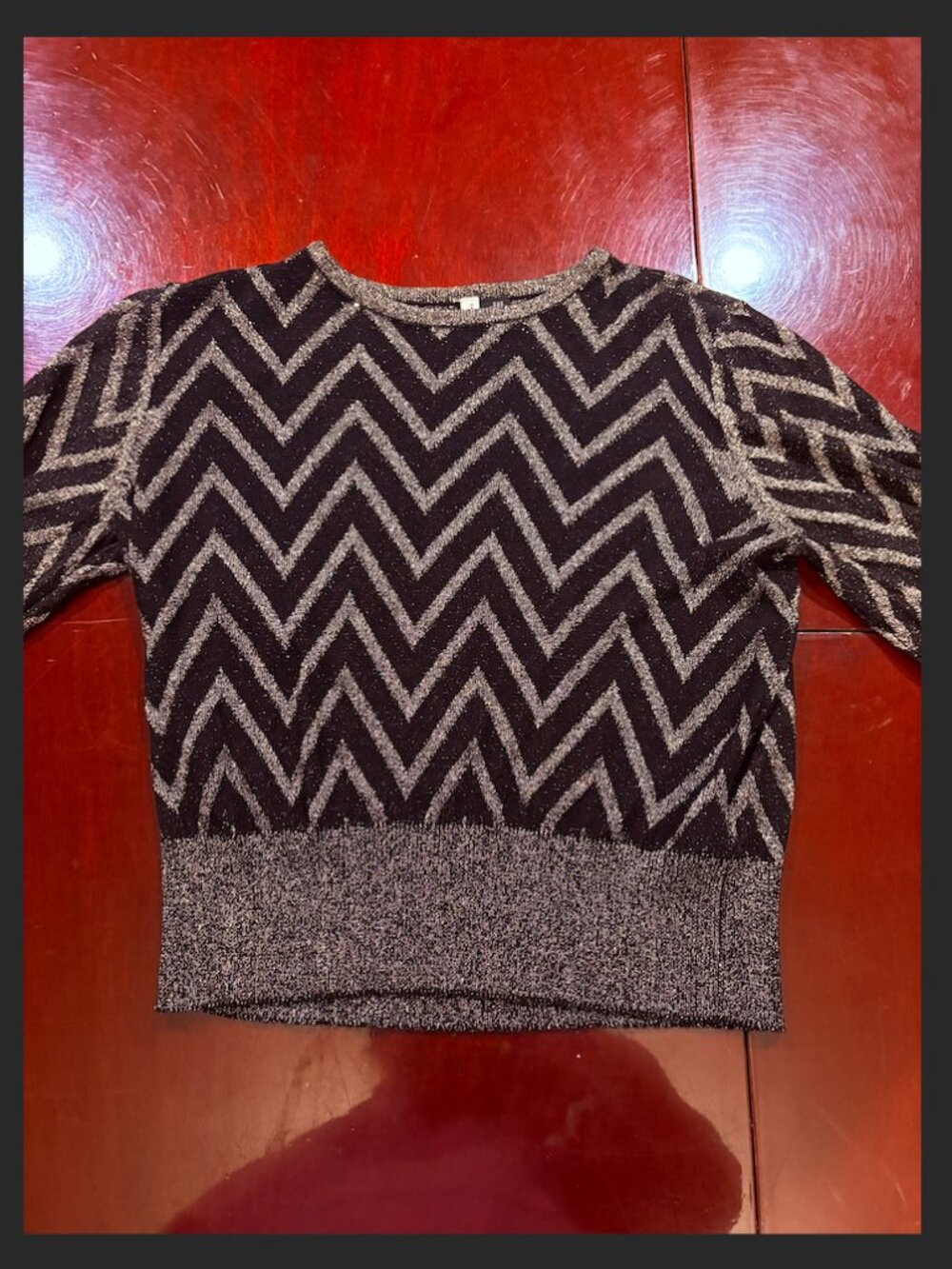 Only Gold and Black Sweater